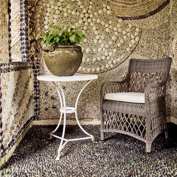 Neptune Seasonal_Garden_Outdoor dining and carver chairs default Harrington Wicker Carver Garden Dining Chair