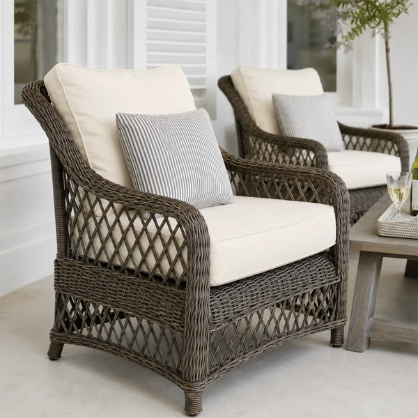 Harrington Wicker Garden Armchair