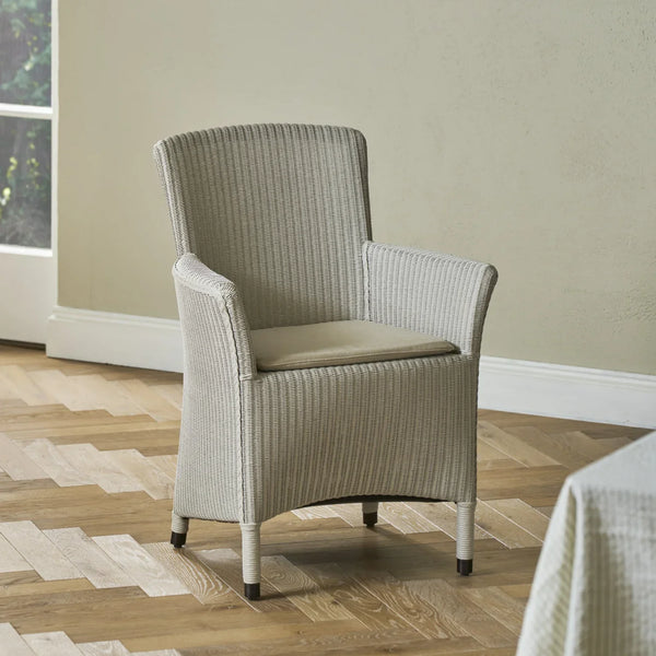 Neptune Furniture_Living & dining furniture_Dining & bar stools default Havana Linen Carver Dining Chair Seat Cushion