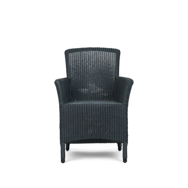 Neptune Furniture_Living & dining furniture_Dining & bar stools default Renewed Havana Lloyd Loom Carver Dining Chair, Charcoal