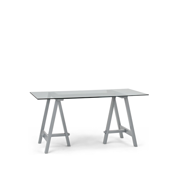 Neptune Furniture_Living & dining furniture_Living & dining storage default Hebden Glass Top Trestle Desk