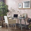 Neptune Furniture_Living & dining furniture_Living & dining storage default Hebden Glass Top Trestle Desk
