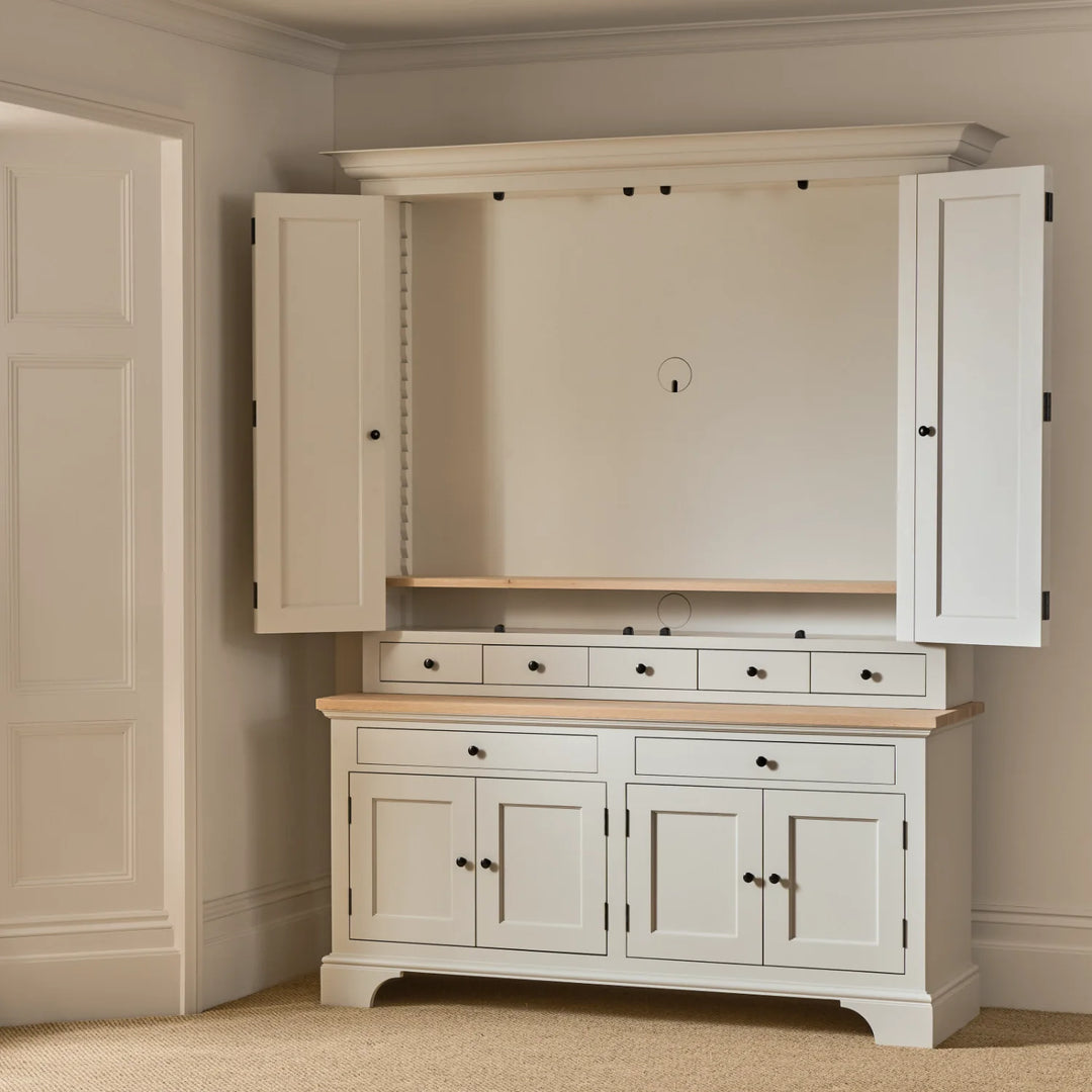 アトランティック Atlantic Henley ヘンリー 464 キャビネット Henley 5ft Oak TV Dresser, Painted – Neptune
