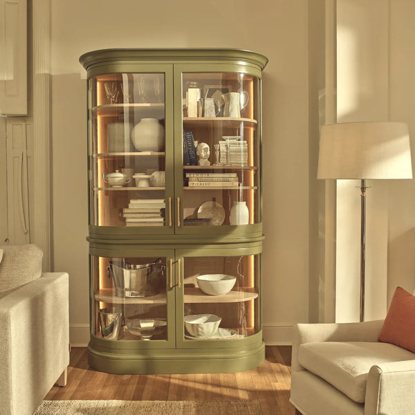 Neptune Furniture_Living & dining furniture_Living & dining storage default Henley Curved Glass Cabinet