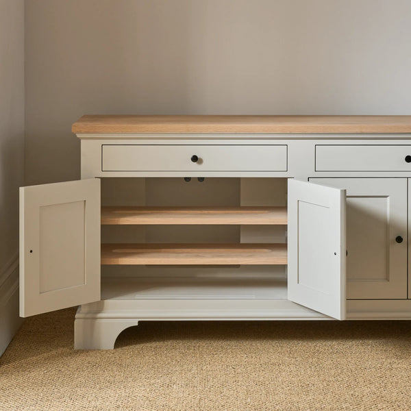 Henley 5ft Oak TV Cabinet, Painted