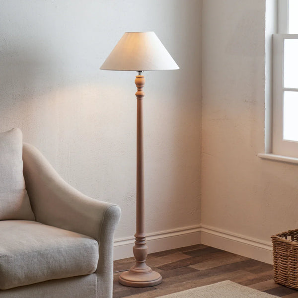 Neptune Accessories_Lighting_Floor lamps Highgate Seasoned Oak Floor Lamp