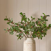 Neptune Seasonal_Christmas_Christmas accessories default Faux Holly Berry Spray, Burgundy