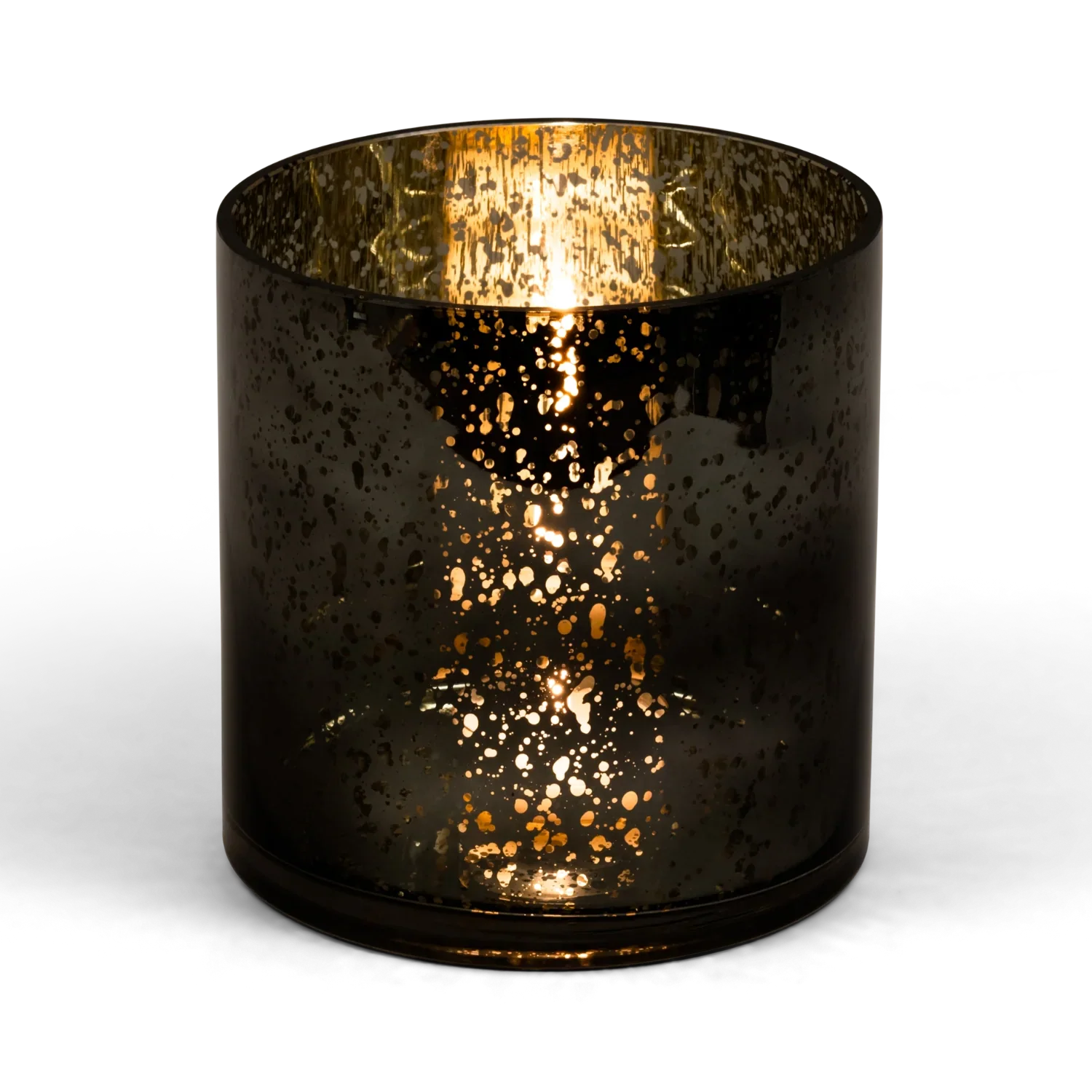 Neptune Accessories_Living accessories_Decorative accessories default Kimmeridge Glass Hurricane Candle Holder, Moss