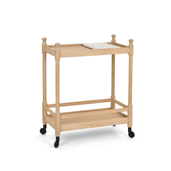 Larkhall Oak Drinks Trolley