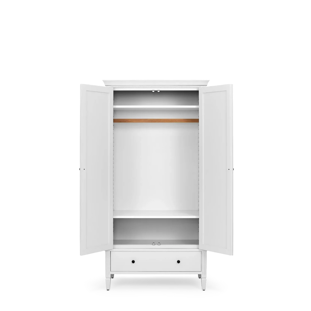 Larsson Double Wardrobe, 104cm – Neptune