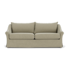 Neptune Furniture_Upholstery_Sofas default Long Island 3 Seater Sofa, Linara Moss - Natural Oak Set