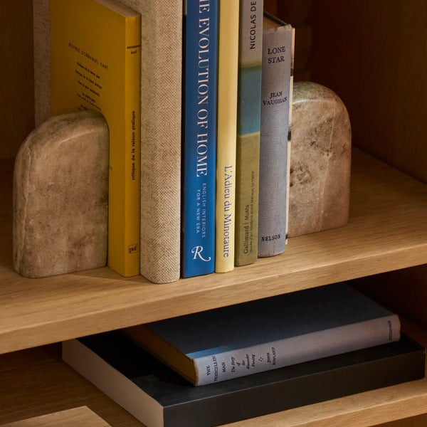 Neptune Accessories_Living accessories_Decorative accessories Malborough Round Marble Bookends