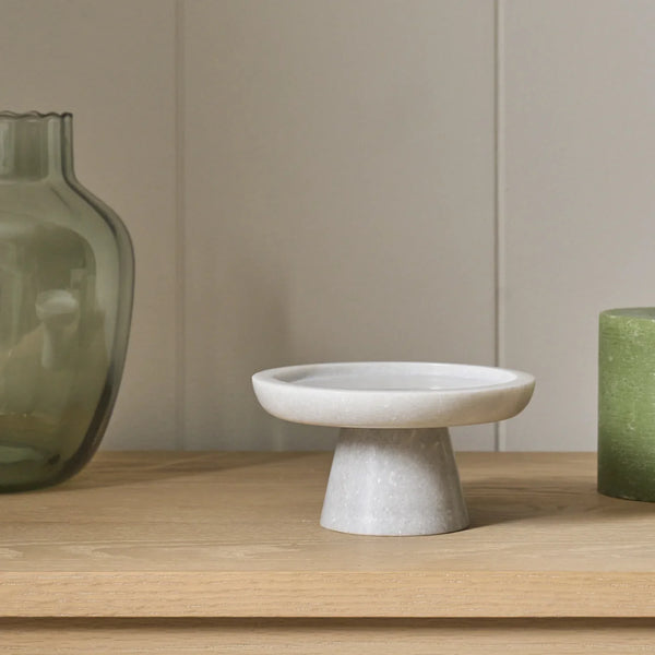 Neptune Accessories_Living accessories_Candles & diffusers default Malpas Marble Pillar Candle Holder