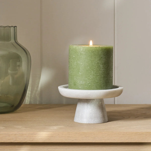 Neptune Accessories_Living accessories_Candles & diffusers default Malpas Marble Pillar Candle Holder
