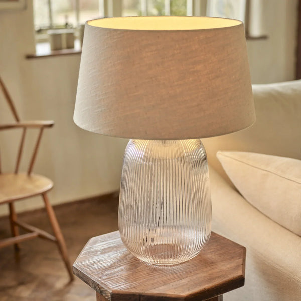Neptune Accessories_Lighting_Table lamps default Malton Fluted Glass Pill Table Lamp