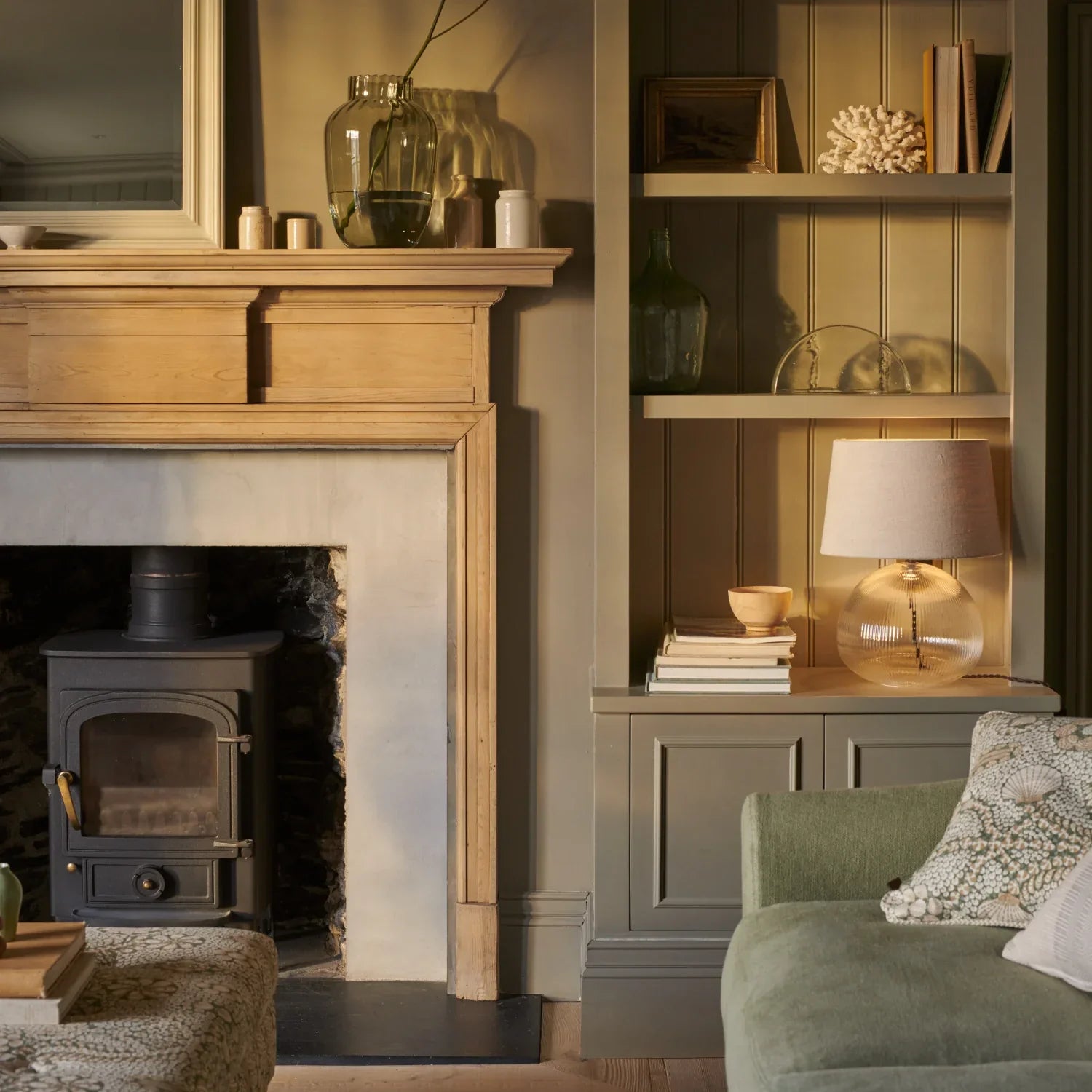 Neptune Accessories_Lighting_Table lamps default Malton Fluted Glass Round Table Lamp