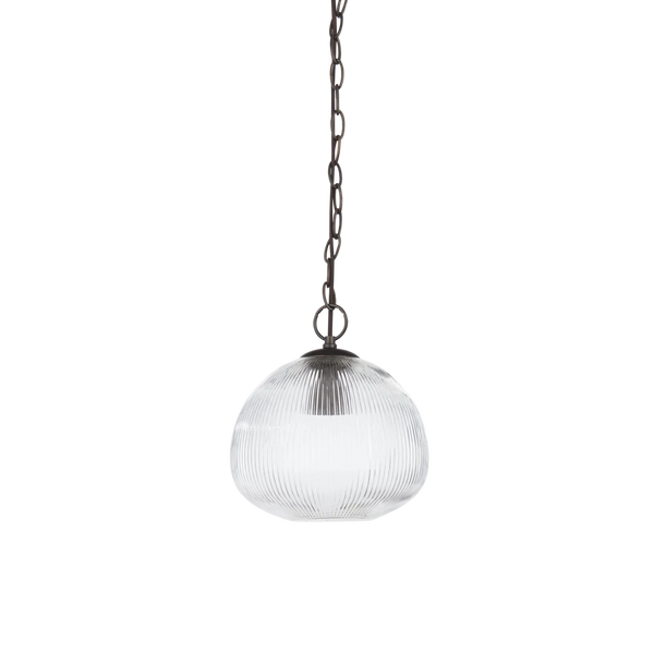 Neptune Accessories_Lighting_Pendants default Malton Fluted Glass Round Pendant Light