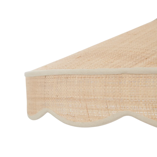 Neptune Accessories_Lighting_Pendants default Marina Large Scalloped Raffia Pendant Light