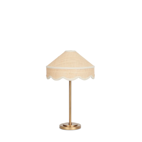 Neptune Accessories_Lighting_Table lamps default Marina Scalloped Raffia Table Lamp
