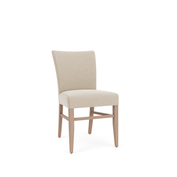 Neptune Upholstered dining chairs default Miller Dining Chair, Linara Linen Natural - Natural Oak Legs