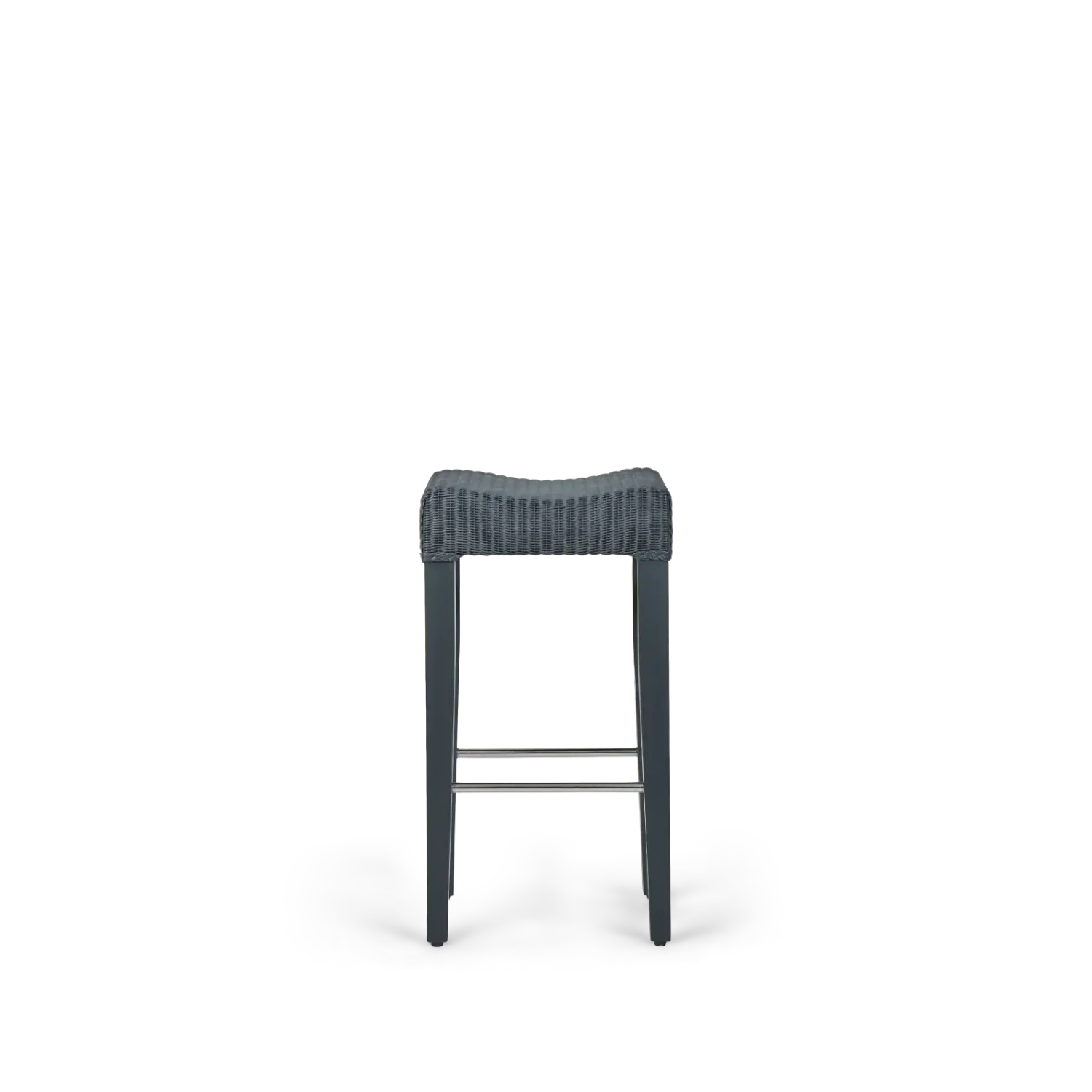 Neptune Furniture_Living & dining furniture_Dining & bar stools default Renewed Montague Lloyd Loom Bar Stool, Charcoal
