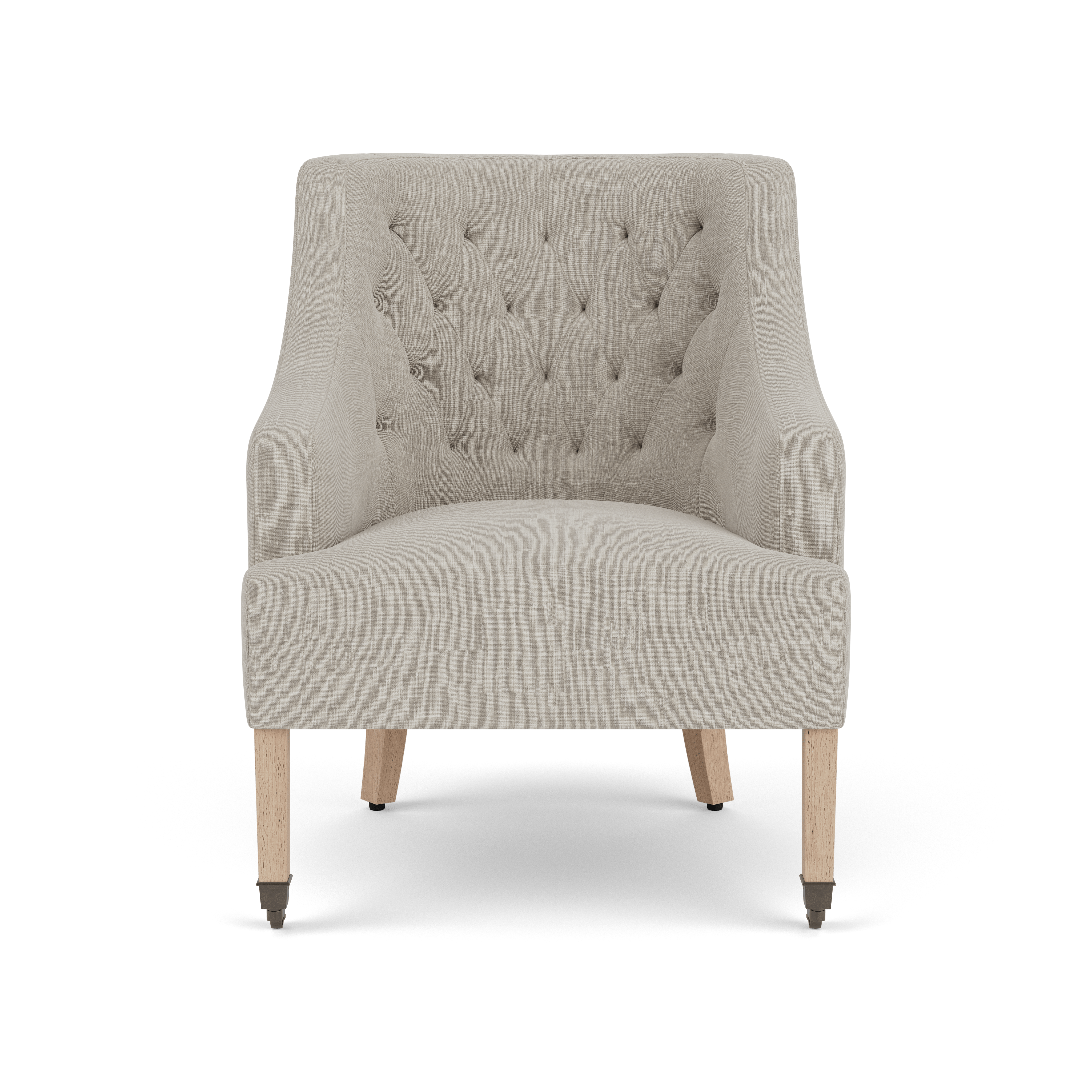 Neptune Armchairs Default Last chance - Amelia Linen Armchair in Harry Cloud