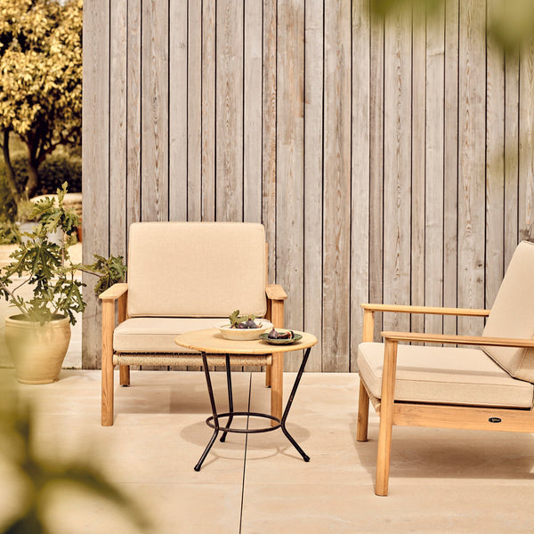 Neptune Armchairs Kew Teak Armchair with Cushions
