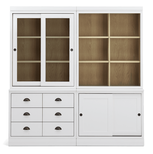 Neptune Base Cabinets 0 paint service / Low double Chawton Low Dresser