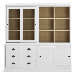 Neptune Base Cabinets 0 paint service / Low double Chawton Low Dresser