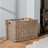 Neptune Baskets Large Somerton Rectangular Log Basket