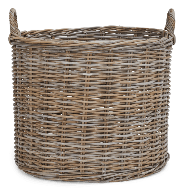 Neptune Baskets Large Somerton Round Log Basket