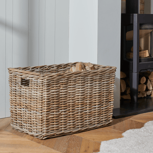 Somerton Rectangular Log Basket