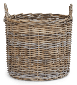 Neptune Baskets Medium Somerton Round Log Basket