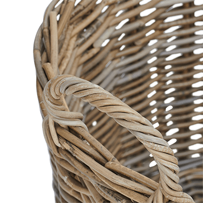 Neptune Baskets Somerton Round Log Basket