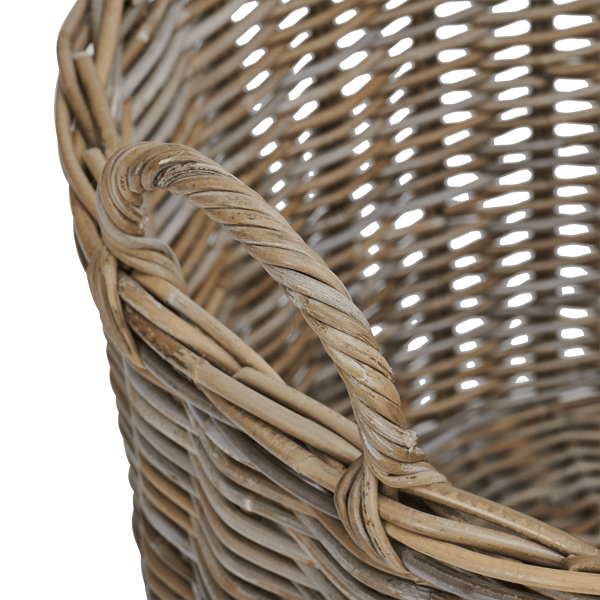 Neptune Baskets Somerton Round Log Basket