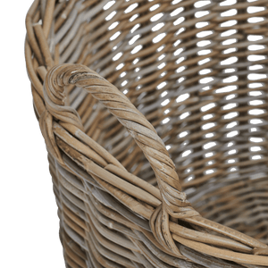 Neptune Baskets Somerton Round Log Basket