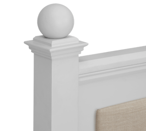 Neptune Beds Chichester Bed, Linara Natural Headboard