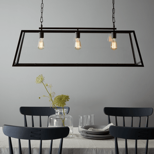 Neptune Browning 3 Bulb Pendant Light, Bronze