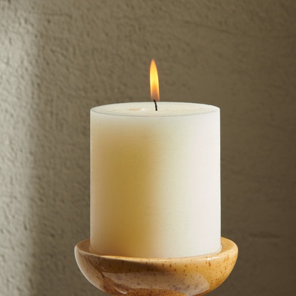 Neptune Candles Calico Blyton Pillar Candle, 10x10cm