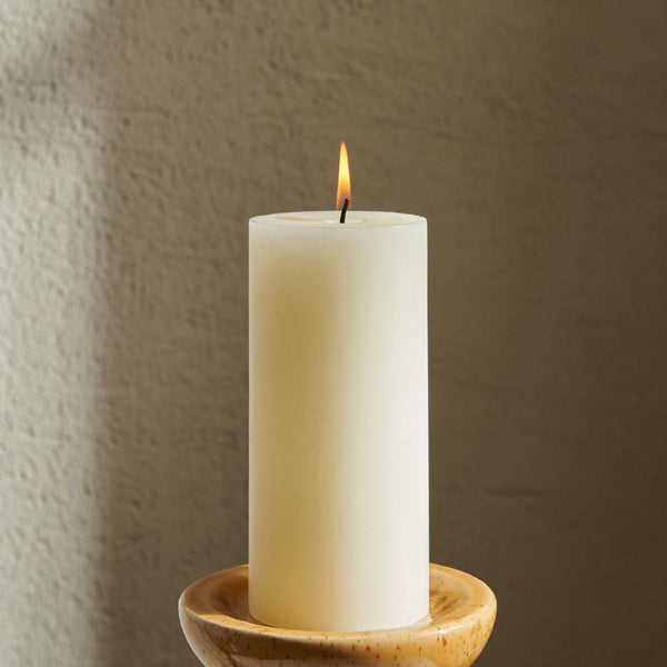 Neptune Candles Calico Blyton Pillar Candle, 7x15cm