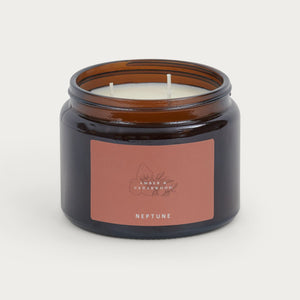 Neptune Candles Default Amber & Cedarwood 3 Wick Candle