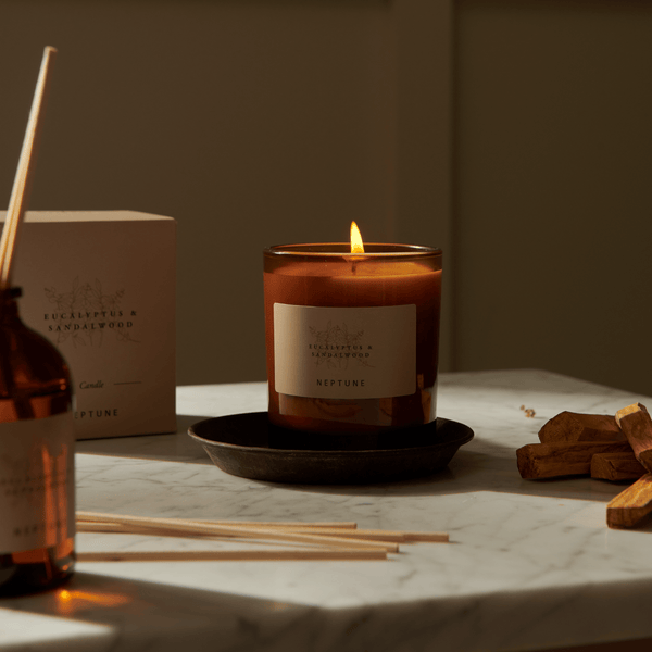 Neptune Candles Eucalyptus & Sandalwood Candle
