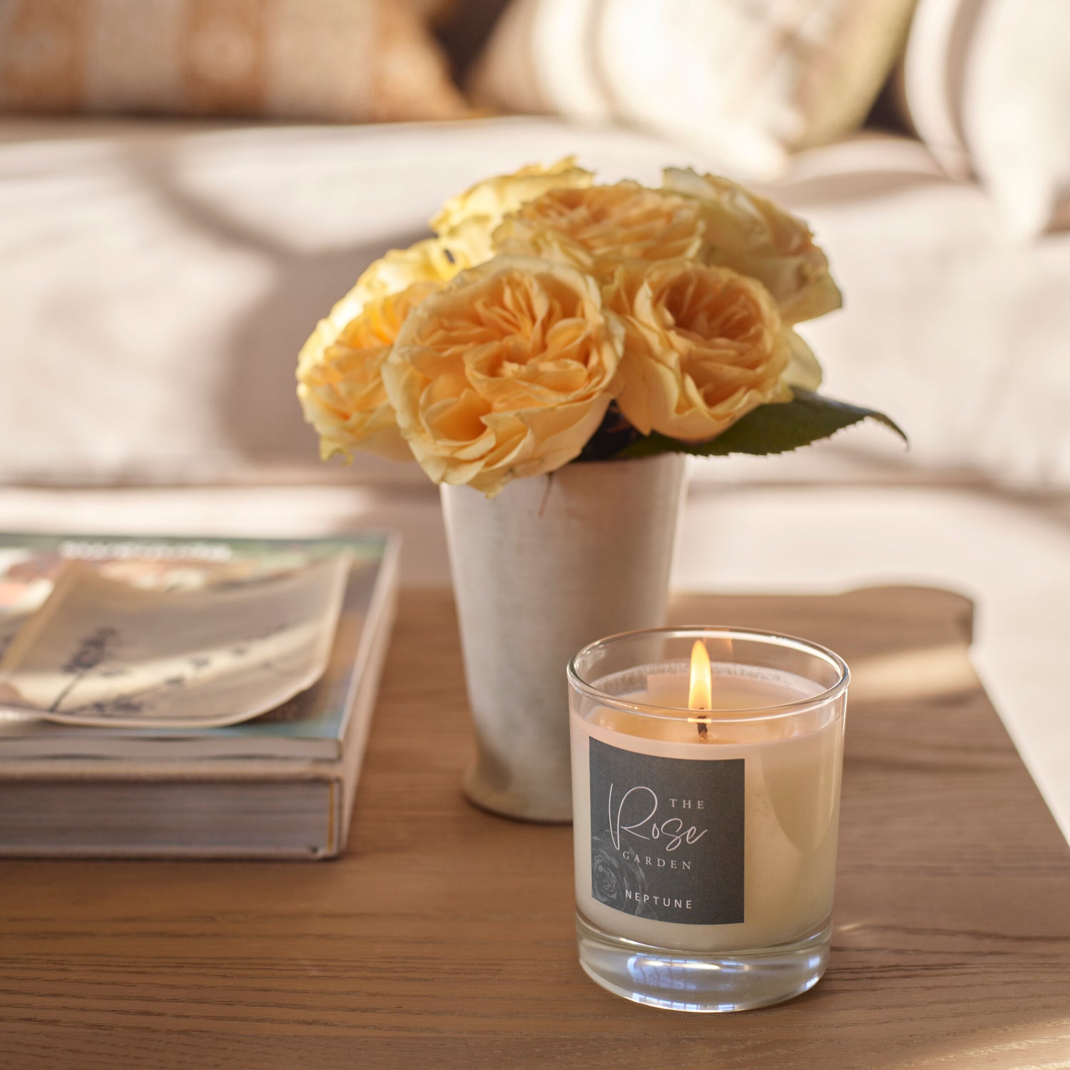 Neptune Candles The Rose Garden Candle