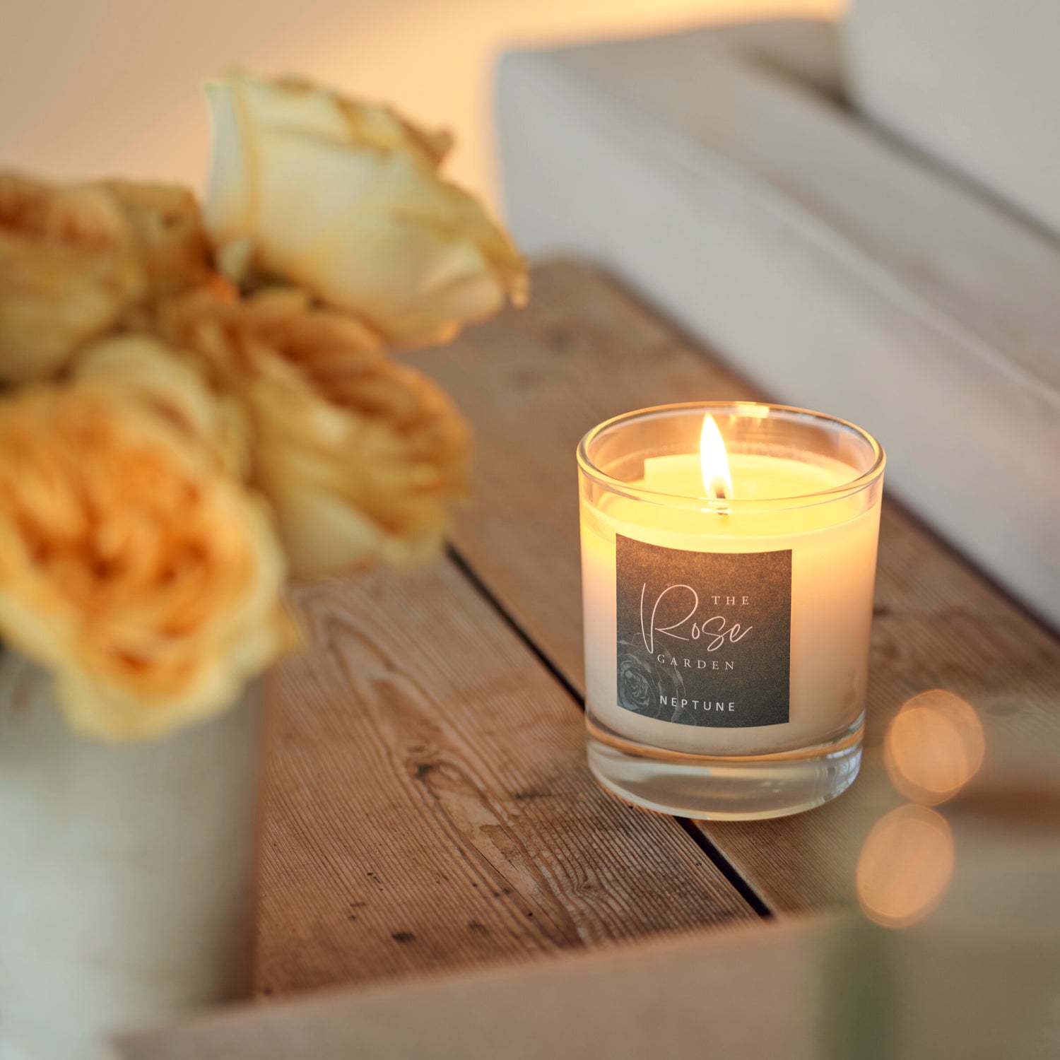 Neptune Candles The Rose Garden Candle