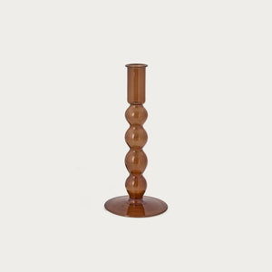 Neptune Candlesticks & Tealight Holders Floella Candle Holder, Amber