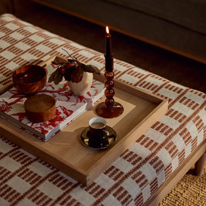 Neptune Candlesticks & Tealight Holders Floella Candle Holder, Amber