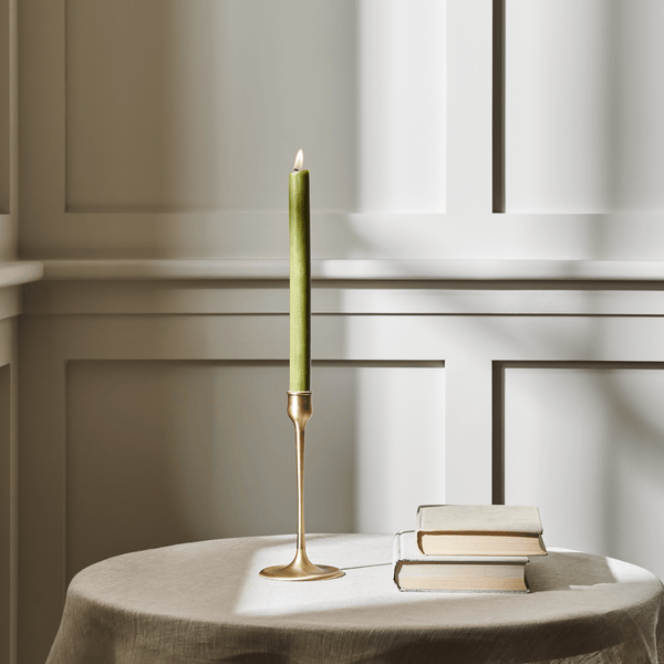 Neptune Candlesticks & Tealight Holders Tall Heddon Candlestick, Brass