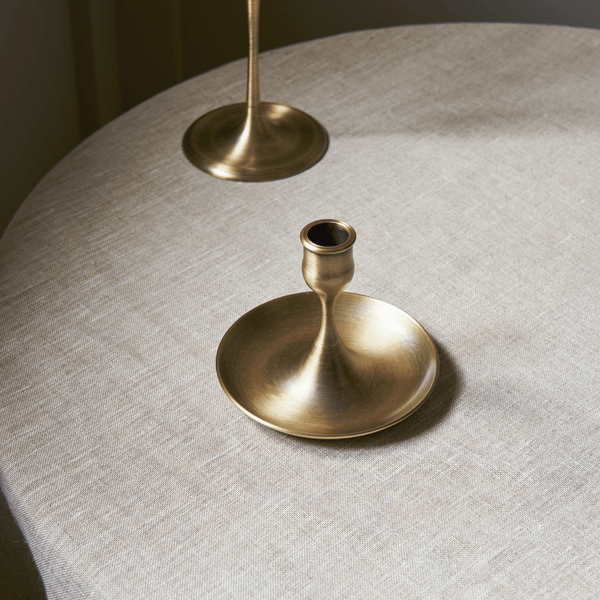 Neptune Candlesticks & Tealight Holders Heddon Candlestick, Brass