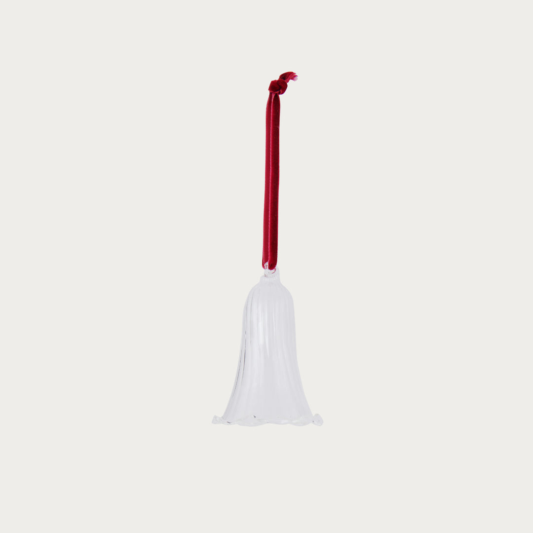 Amara Glass Bell Hanging Decoration, Merlot – Neptune