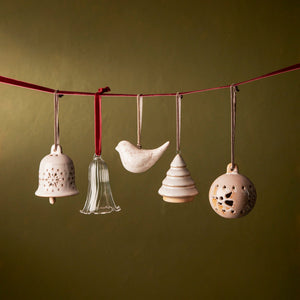 Neptune Christmas Decorations Amara Glass Bell